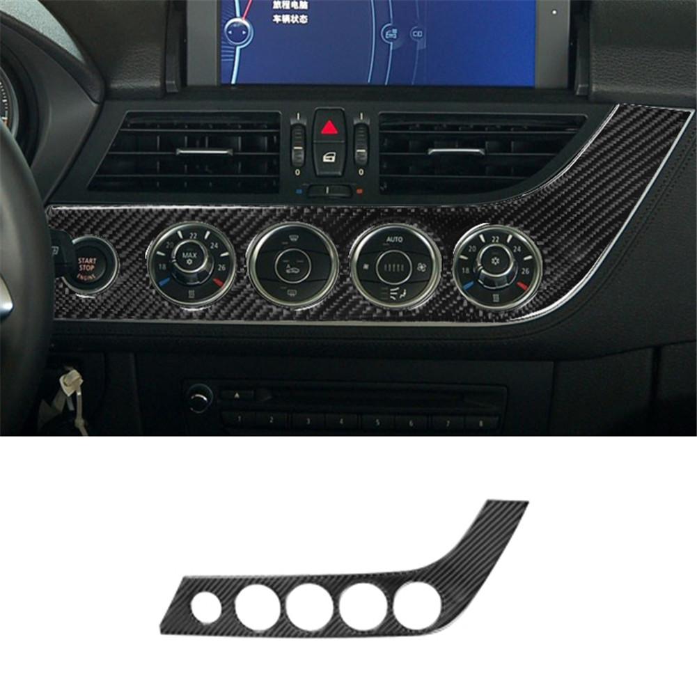 Carbon Fiber Car Interior Center Console Gear Shift Panel Frame Trim Sticker For BMW Z4 E89 2009-2016 Auto Styling Accessories