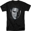 LOGOVISION Elvis Presley Big Face Unisex Adult T Shirt for Men and Women