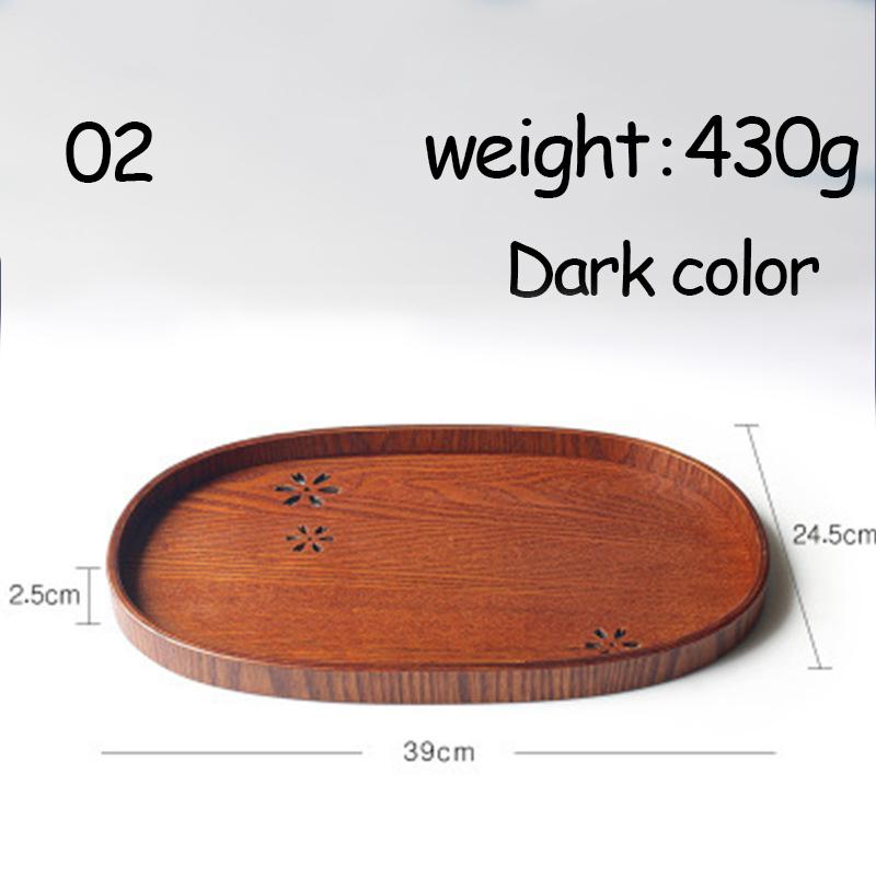 Овальные подносы для сервировки Столовая посуда Подставки под десерты Чайные подставки под блюдца Кофейные подставки Деревянные подставки для хранения тарелок Дисплей для еды Декор для дома и отеля