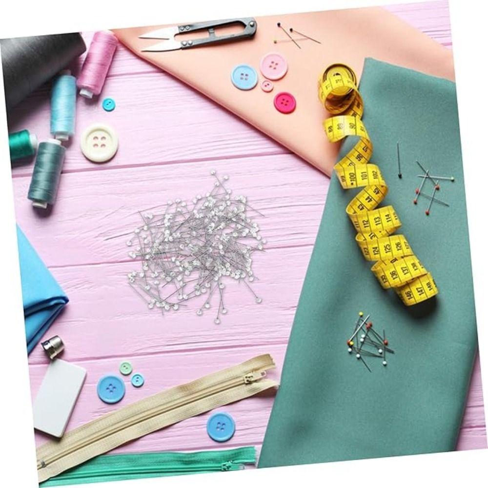 100/200/300Pcs DIY Position Straight Pins Storage Box Bouquet Pins Wedding Corsages