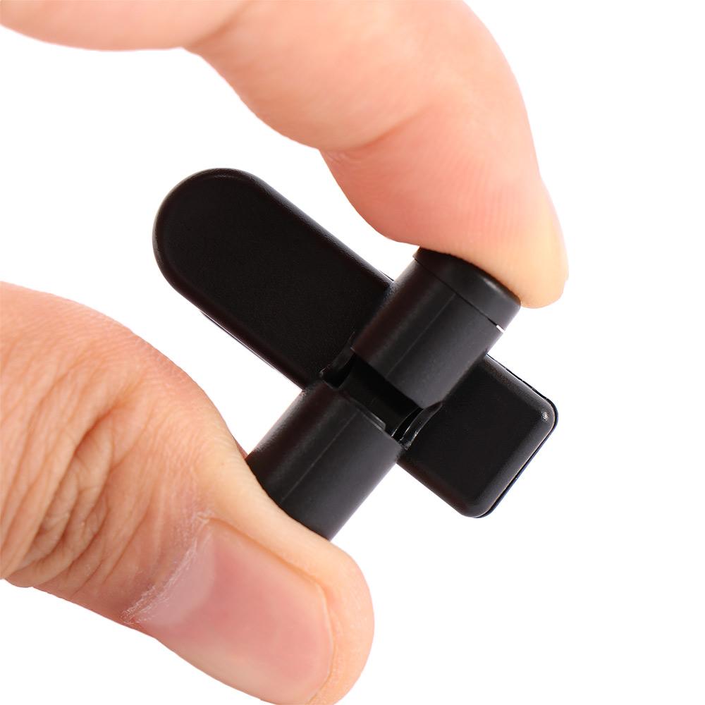 1pc Lapel Collar Headphone Mount Plastic Wire Cable Holder Wire Holders Cord Clips Earphone Clamps