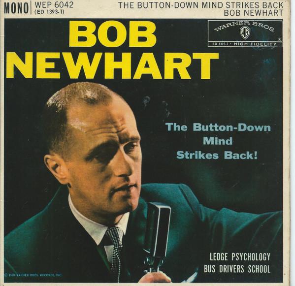 7inch Record BOB NEWHART - The Button-Down Mind Strikes Back! WEP6042 Warner Bros. Re 1960 UK Comedy & Spoken Word Used