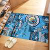Manchester City 50 Personalized Name Floor Mat Design for Bedrooms Playrooms Kitchen Study room Anti-slip Rug Decorate Offices