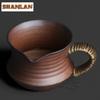 230ml Coarse Pottery Side Handle Tea Pitcher Pour Tea Cha Hai Dispenser Justice Cup Fair Mug Drinkware Collection Accessories