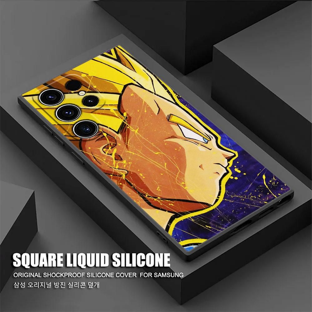 Goku Vegeta Super Saiyans Anime Phone Case For Samsung Galaxy S25 S24 S23 S20 S21 FE S26 S22 Ultra 5G S26 Plus S25FE Soft Cover