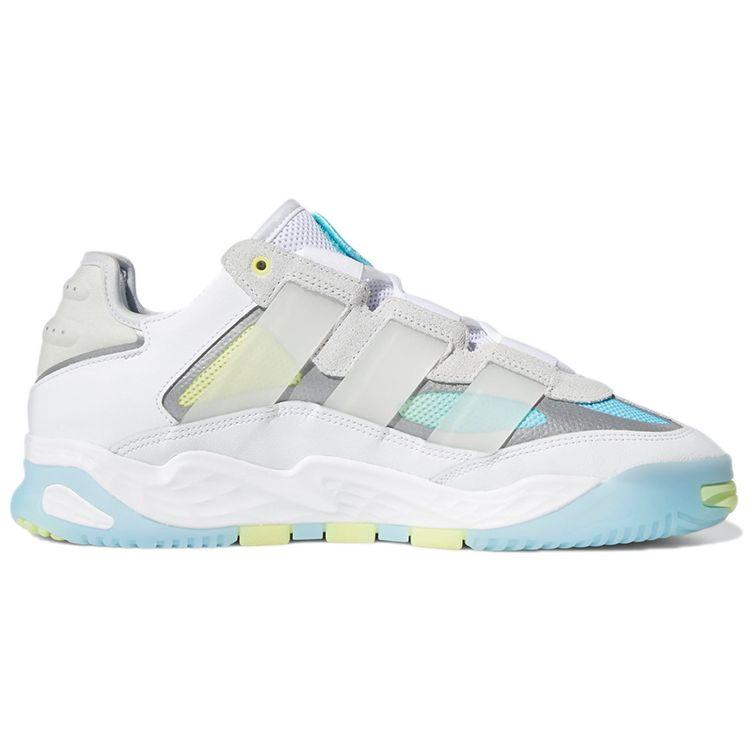 Adidas Originals Niteball Shoes Comfortable Versatile Durable Low-Top Lifestyle Casual Shoes Unisex Shoes Blue White S24137