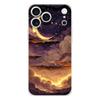 Мягкий прозрачный чехол из ТПУ для телефона iPhone 17 Air 16E 16 11 15 14 Pro MAX 12 13 7 8 Plus SE Пасхальный чехол Луна Облако Комиксный стиль