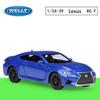 1/36 Scale Welly LEXUS RC F Alloy Car Model Diecasts Metal Toy Vehicles Car Model High Simulation Collection Childrens Gifts
