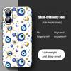Синий сглаз Популярный узор Чехол для телефона Для iPhone 17 16 15 14 13 12 11 X XR XS 8 Plus Mini Pro Max Мягкий черный Ударопрочный чехол