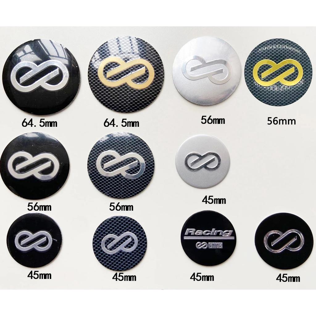 4pcs/lot 45mm 56mm 65mm Car Wheel Center Hub Cap Badge Stickers