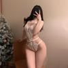 Sex underwear passion suit pure desire sexy no-take-off onesie small chest temptation bed perspective pajamas woman