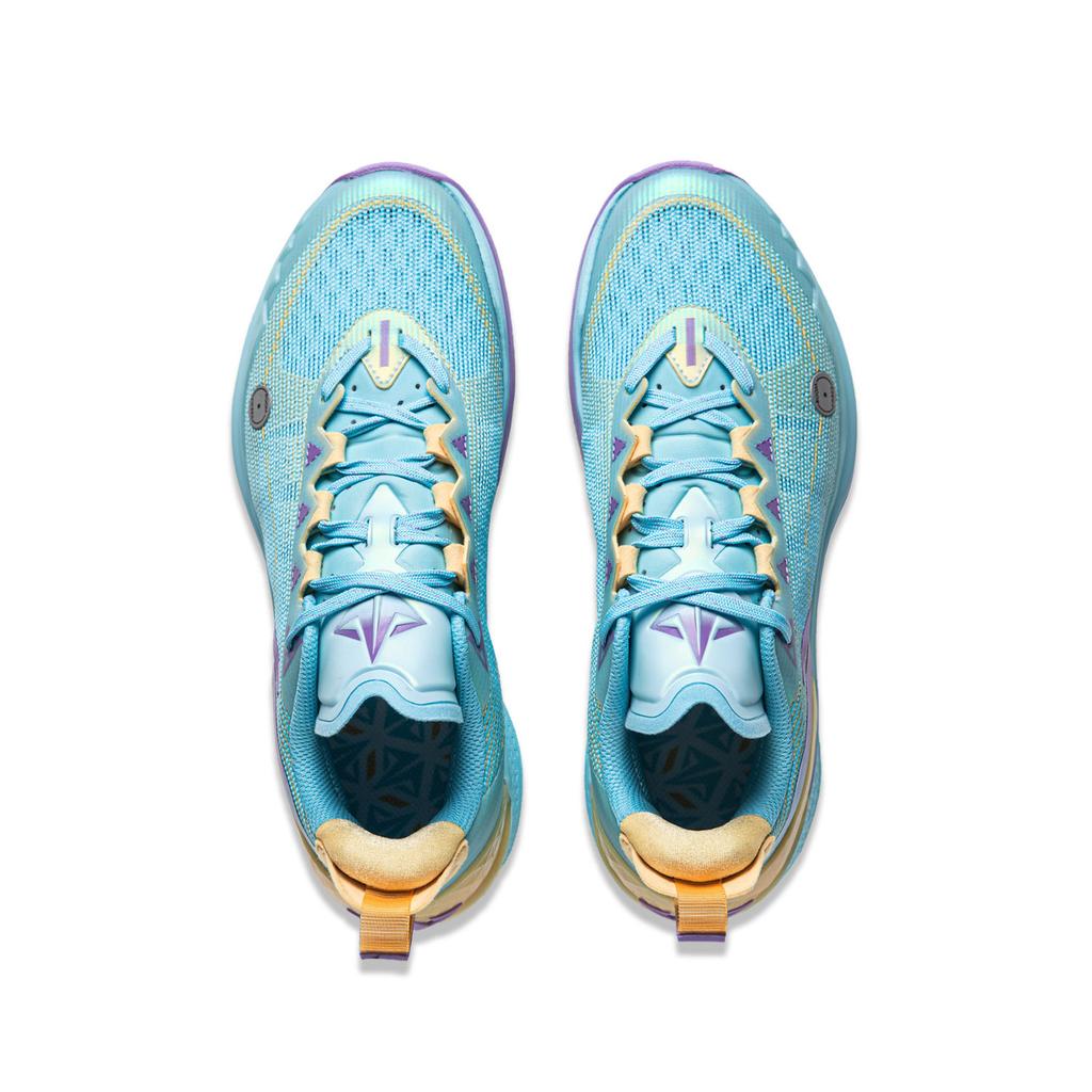 Баскетбольные кроссовки Li Ning Jimmy Butler 2, удобные, универсальные, амортизирующие, дышащие, с низким верхом, детские, баскетбольные кроссовки, цвет Breeze-Blue YKBU056-5