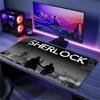 Sherlock Poster Mouse Pad, Large Gaming Desk Mat, Non-slip XXL Mousepad for Laptop & Tablet, Mini PC Playmat with Stitched Edges