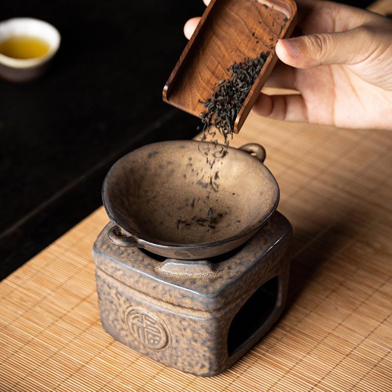 Аромалампа с ложкой для свечи Современный керамический аромадиффузор для ароматерапии, подставка для восковых кубиков, аромалампа для спальни