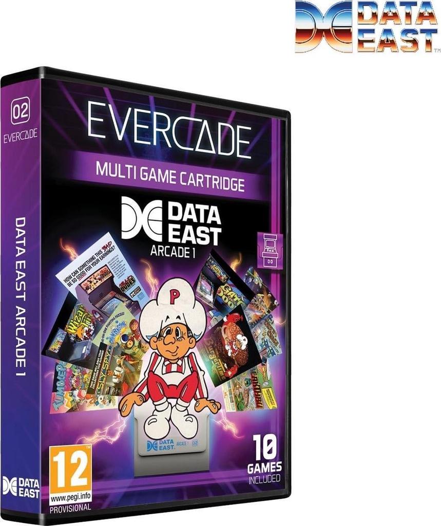 Evercade Data East Arcade 1 [Коллекция на физическом картридже] 10 игр в комплекте