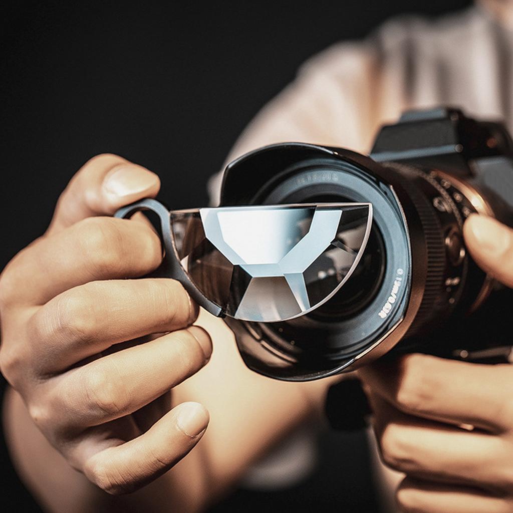 Handheld Kaleidoscope Filter Optical Glass Handheld Kaleidoscope Special Effects Filter  79mm Portable for SLR Camera