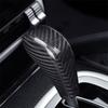 2pcs Carbon Fiber Car Center Gear Shift Knob Case For Porsche Cayenne 04-09