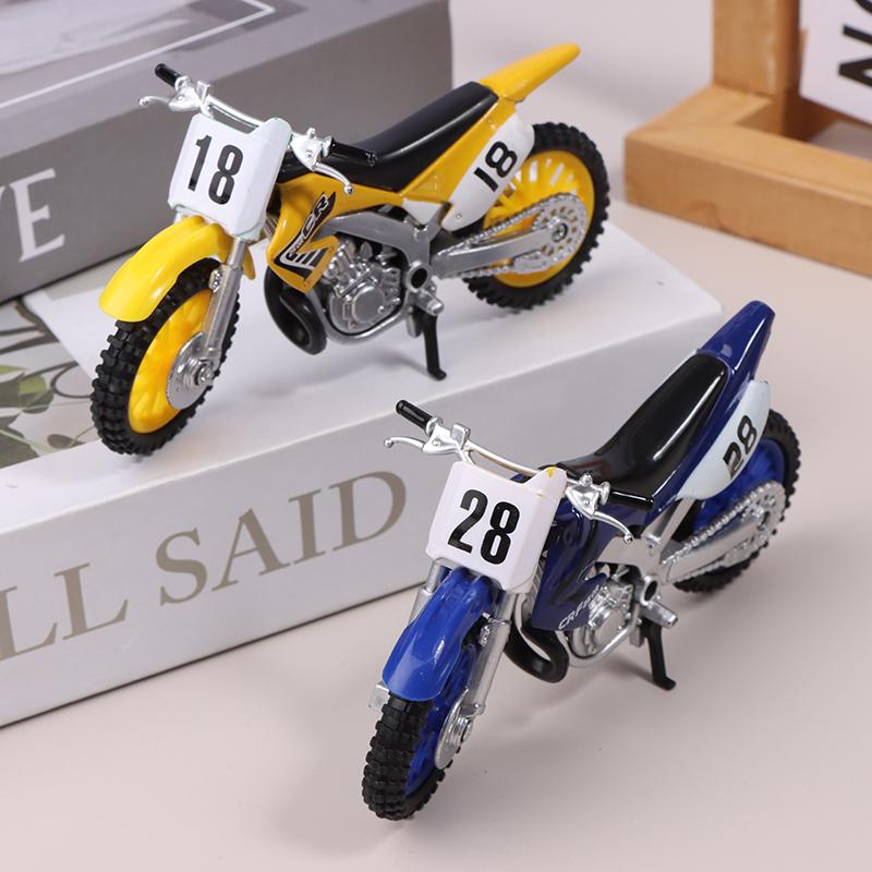 Simulated Alloy Motocross Motorcycle Model Toy Adventure Alloy Motorcycle Model Kids Toy Gift