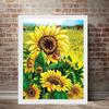 5D Diy Diamond Painting Giant Sunflower Cross Stitch Set Full Diamond Embroidery Mosaic Art Picture of Rhinestones Decor Gift