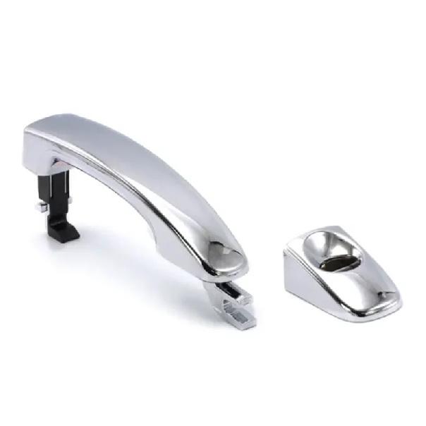 Outer Exterior Door handle for Ford Ranger Everest T6 T7 Mazda BT50 2012- Chrome&BLACK With Cap