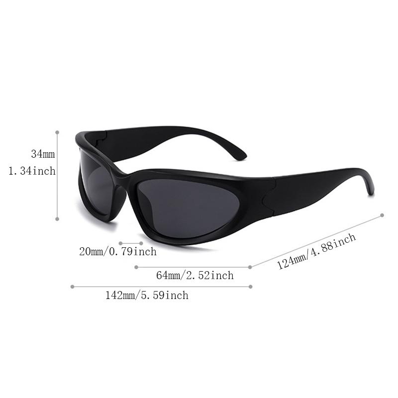 Модные футуристические солнцезащитные очки для мужчин и женщин, уличные очки с защитой от ультрафиолета