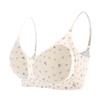 Camellia soufflé underwear women's foundation, seamless and breathable, beautiful back, small breasts gather, lift and cool, thin bra
