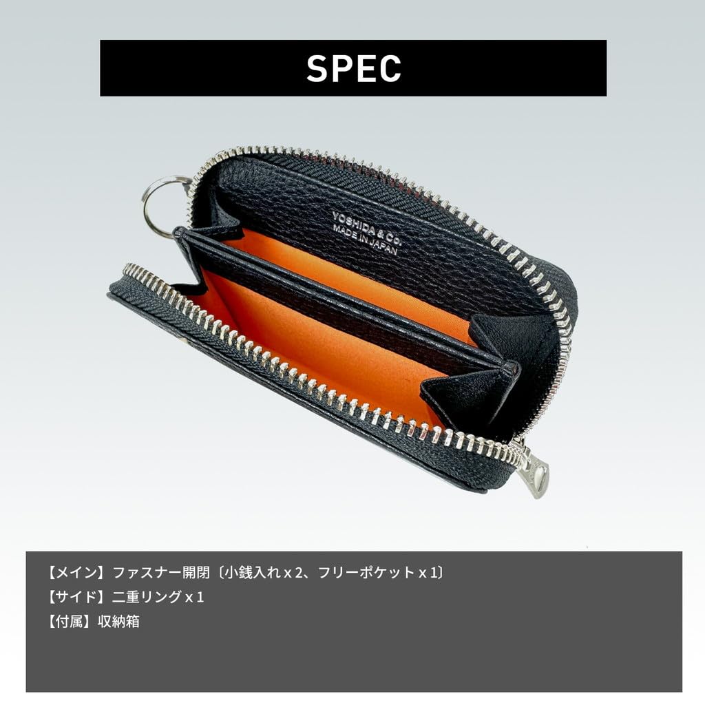 CALM COIN CASE Кошелек для монет [PORTER] 041-03125 Черный/10