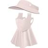 KELME Women's Sun Protection Face Mask Balaclava Hat Brim Full Face Windproof Breathable UV Protection Sunshade Open-Top Hat