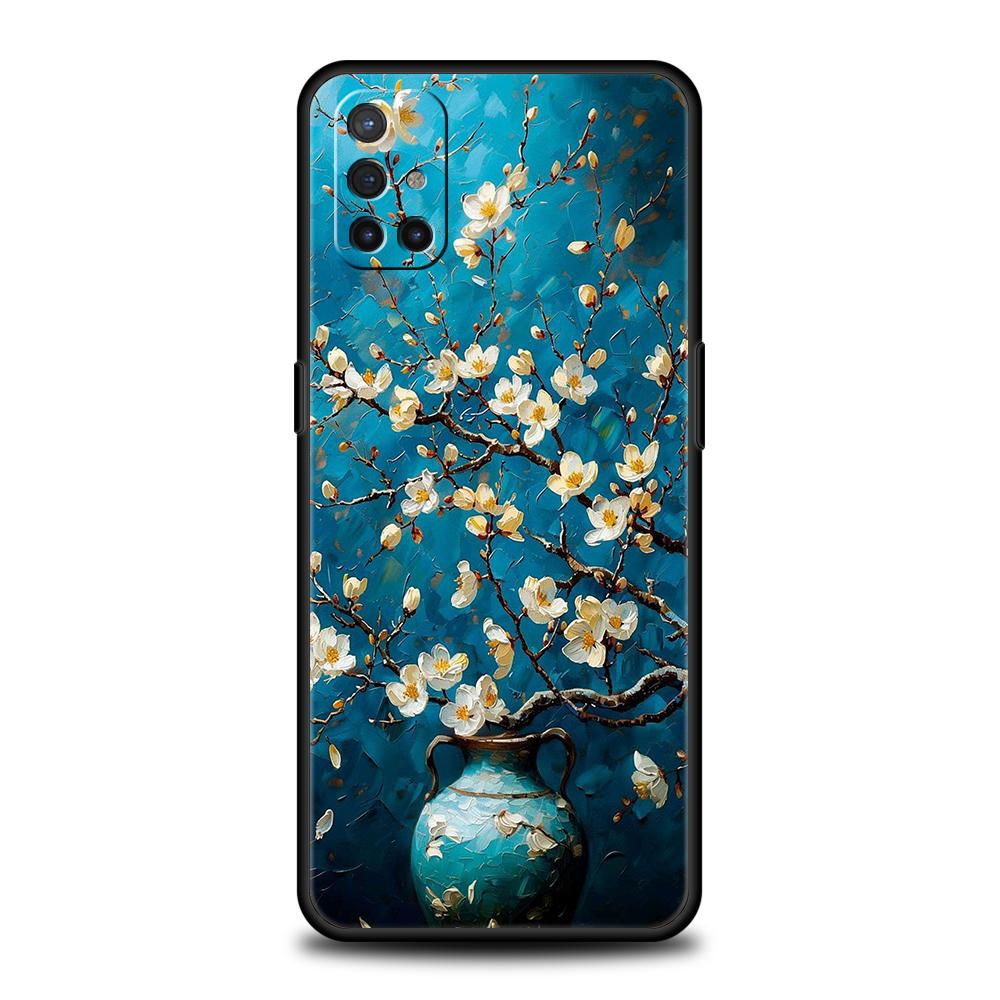 Чехол для телефона для OnePlus 13 12 11 10 9 Pro 9T 13R 12R 10R 9R 9RT 10T 8T 8 Nord 2T CE 2 3 5G N200 N30 Чехол Масляная живопись цветов