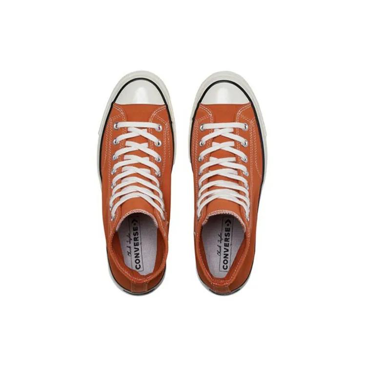 Converse Chuck 70 Hi 'Orange' (Unisex) Orange Canvas Shoes 166494C
