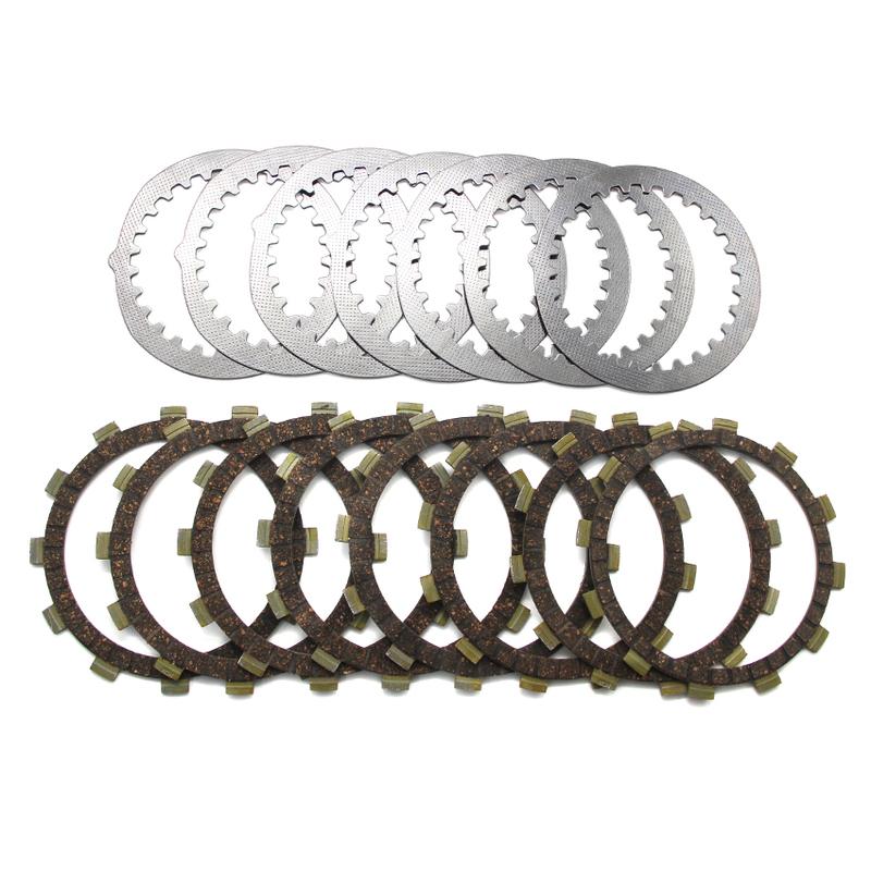 For Yamaha XJ550RH XJ550H XJ550 XJ550RJ XJ550J XJ550RK OEM:4H7-16321-0/4H7-16321-02 7 Motorcycle Clutch Friction Disc Plate Kit