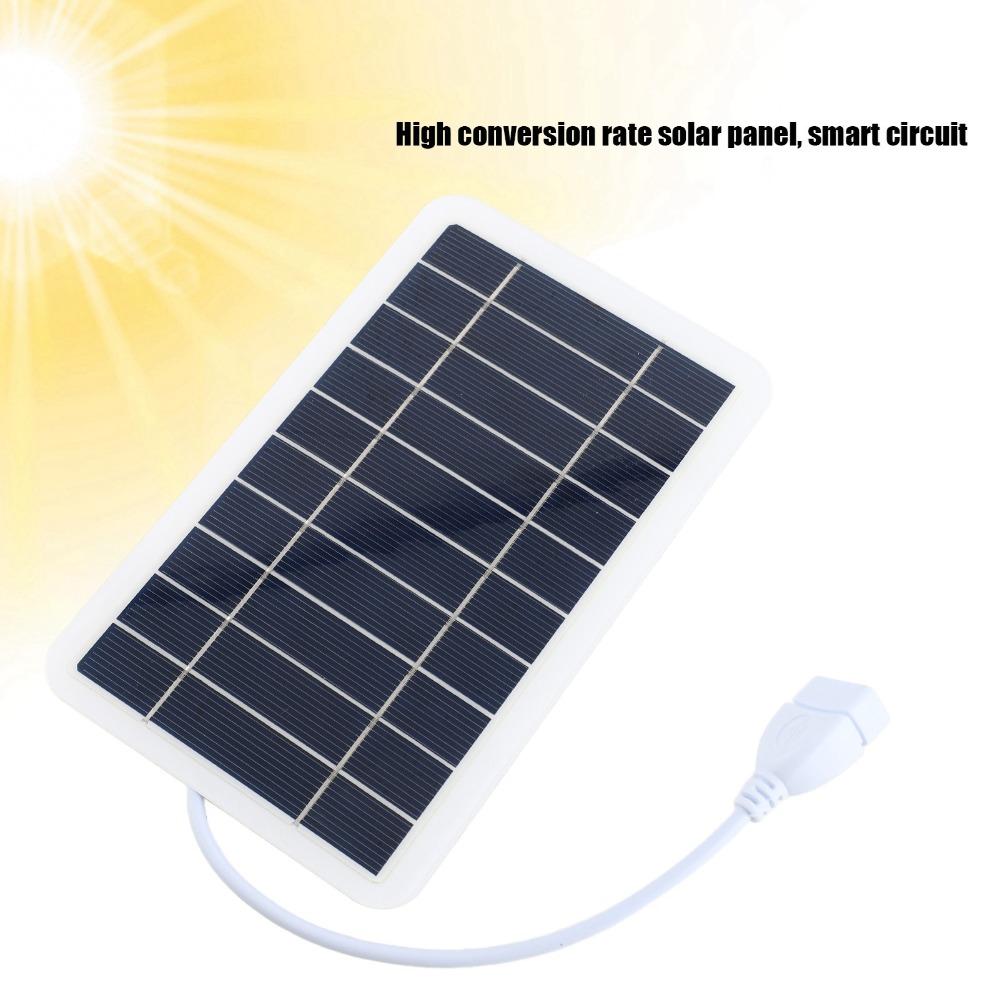 5V 2W Solar Panel Polysilicon silicon Solar Cell Panel  Camping Hiking Travel