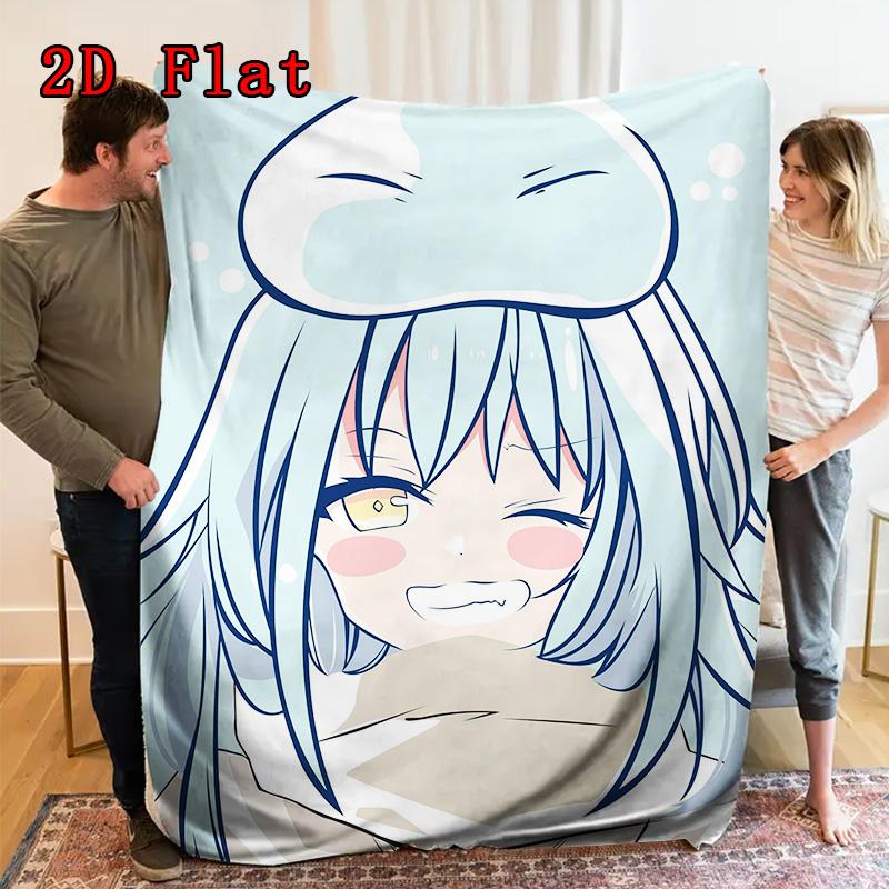 Rimuru 2D Flat Pattern Flannel Blanket High quality All Seasons Warmth and Comfort Perfect for Christmas Gifts.NMT0928260