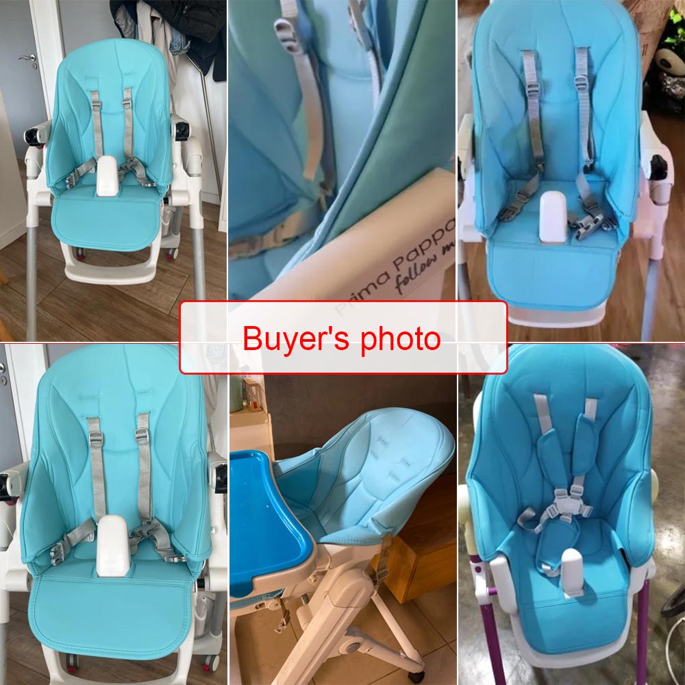 Подушка для стульчика для кормления ребенка Для Prima Pappa Zero 3 Peg Perego Siesta Aag Baoneo Искусственная кожа Запасные аксессуары для стульчика для кормления