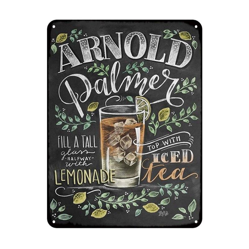 Summer Time BEER Retro Metal Tin Signs Mojito Cocktail Plaque Vintage Poster Bar Pub Art Stickers Wall Decor 20x30cm