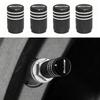 CRU1 Aluminum Alloy Car Wheel Tire Valve Caps Tyre Rim Stem Covers Airdust for Mercedes Benz AMG W203 W204 Interior Mouldings LWK-X3