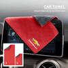 Car Logo Suede Clean Leather Cloth Motorcycle Washing Towel for Chevrolet Colorado Cruze Spark Captiva Aveo Camaro Malibu Trax