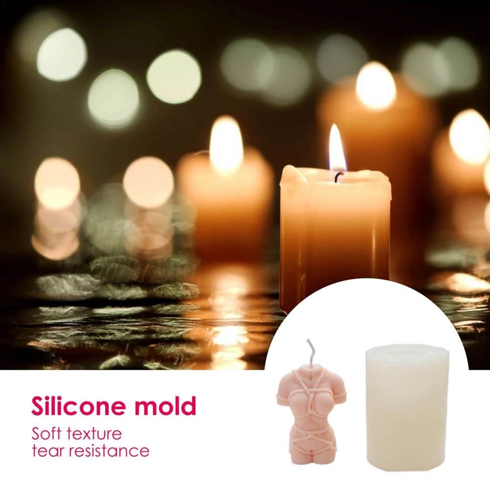 Silicone Human Body Candle Mold Body Art Silicone Mould 3D Female Woman Making Wax Mould Hand Soap