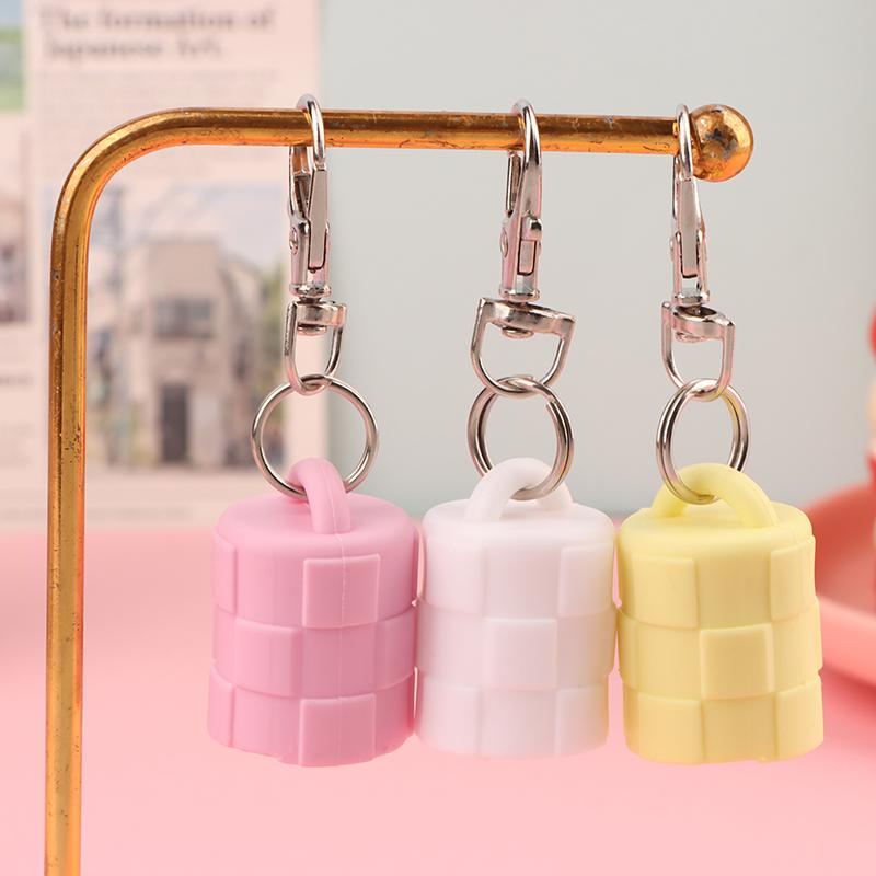 1/3 шт. Силиконовые крышки для брелока для блеска для губ для женщин, удобные для путешествий, аксессуары для косметических продуктов, дорожный аксессуар для макияжа