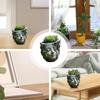 Resin Crafts Tree Stump Girl Pot Funny Succulents Flower Pot  Garden Courtyard Balcony