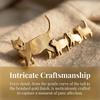 Fashion Cute Cat Family Brooch Minimalist Backpack Brooch Vintage Animal Pin  Scarves