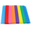 100PCS Disposable Colored Acrylic Straws
