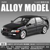 1: 24 Mitsubishi EVO9 Street Car Alloy Car Model Die Casting Metal Toy Car Model Simulation Sound and Light Children's Gift