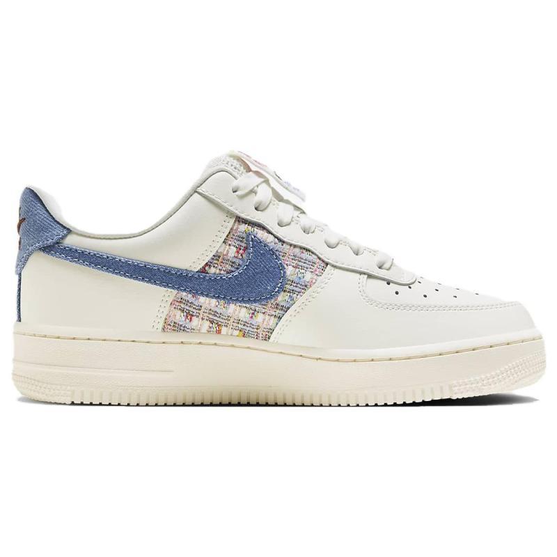 Nike Женские кроссовки Air Force 1 Low '07 Lx Denim Swoosh Boucle FJ7740-141