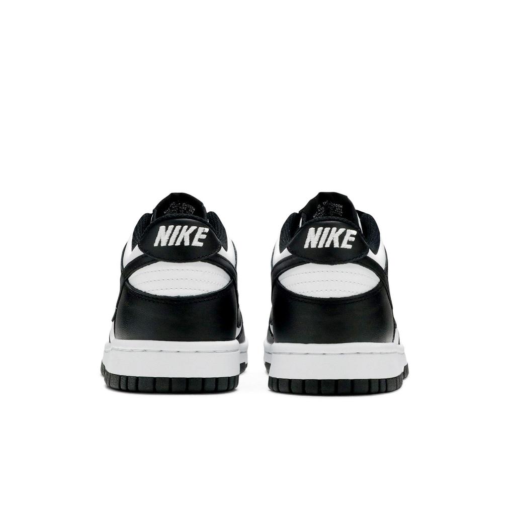 Nike Dunk Low Grade School 'Black White' (Unisex) White / Black / White Kids' Skateboarding Shoes CW1590 100
