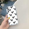 FM14 Cartoon Cow Soft Shell Transparent Phone Case for Motorola Moto G7 G8 G9 G84 G85 G73 G24 G15 Z2 Play Power Plus