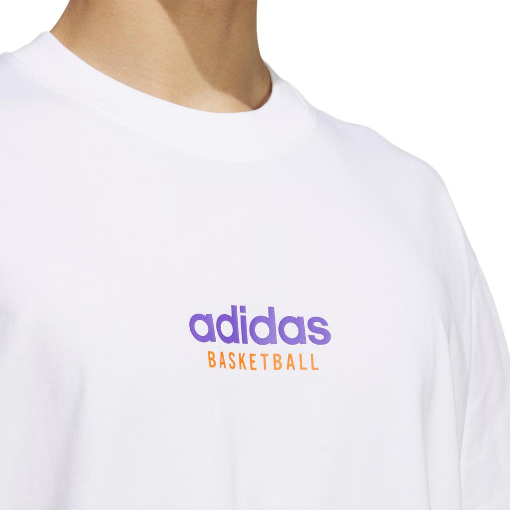 adidas Футболки Мужские Белые С Круглым Вырезом Умеренный Прямой Крой JD6402