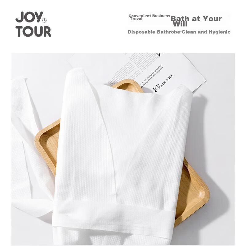 JOYTOUR Disposable Bathrobe Cotton Washless Pajamas Unisex Travel Hotel Sauna Steam Hot Spring Essential