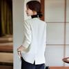 Стильный белый блейзер для женщин, идеально подходящий для повседневных и официальных случаев