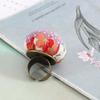 Stitch Fabric Cotton Ring Ball Shaped Pin Cushion Sewing Accessories Needle Pillow Needle Holder
